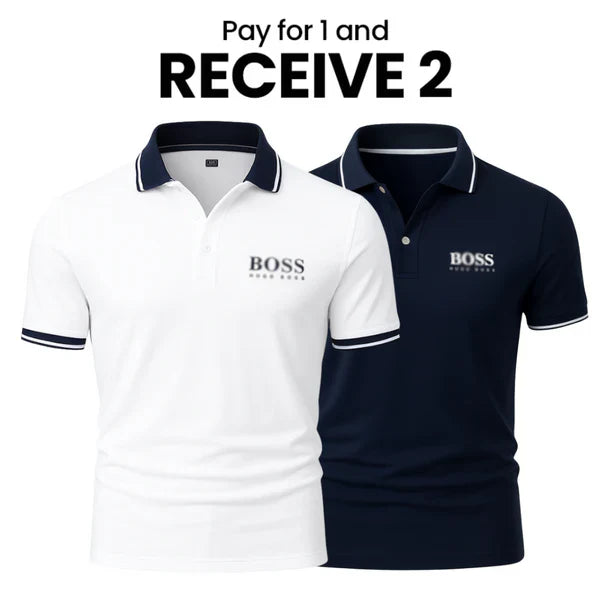 [BUY 1, GET 2] Premiere Polo Shirt Kit – Professional Line (2-Pack) by H. Βօѕѕ
