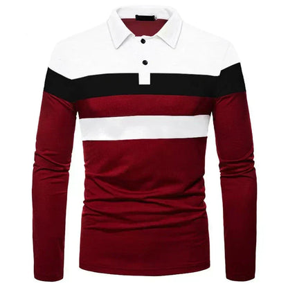 Men's Long Sleeve Polo Shirt Slingint Lennard