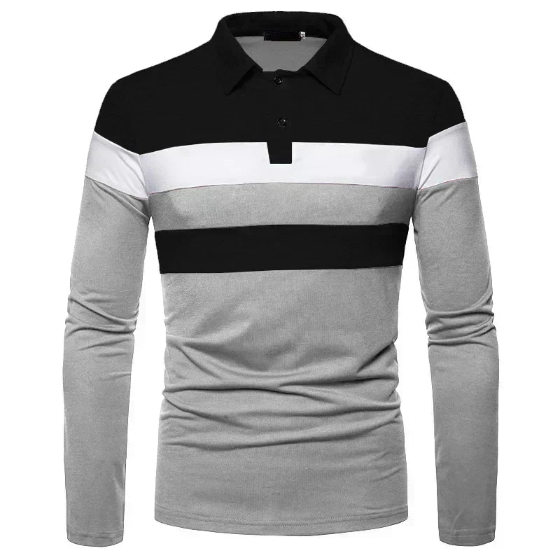 Men's Long Sleeve Polo Shirt Slingint Lennard